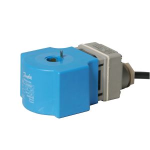 018Z7621 Danfoss Coil, solenoid, 208-240 volt/50-60 Hz, 17.5W, UL, with a junction box conduit/cable (old style)
