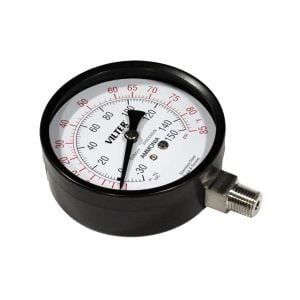 1204C Vilter ammonia suction gauge, -30 to 150 psi, 3 1/2