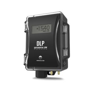 A/DLP-010-W-U-D-A-3 Automation Components Inc (ACI) Differential Pressure, (0.5% Acc), 1, 2, 5, 10 inWC (Default), LCD, Unidirectional (Default), Bidirectional (Selectable), Pitot Tube & DIN Rail Clip 141075