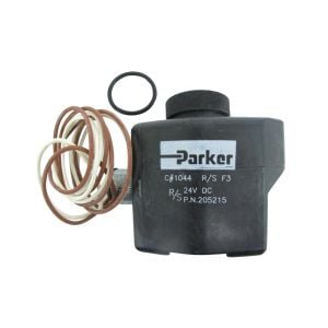 Front image of Parker - RS 205215 encapsulated coil with gasket.
