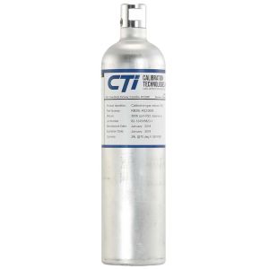 RB34L-4GAS-A CTI Certified Calibration Gas 34L Bottle 50 PPM, CO 50%LEL CH4 25 PPM H2S 18% O2 Bal N2