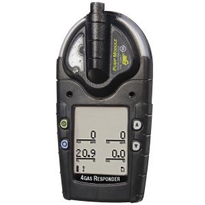 4-GAS RESPONDER CTI Gas Alert Micro 5 confined space meter with H2S, CO, LEL and O2 sensors