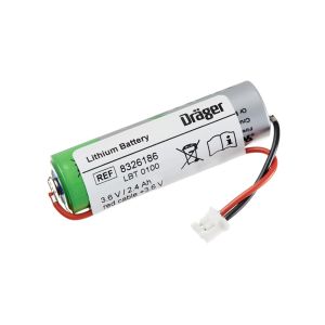 8326856 Draeger Pac 8000 Battery for Pac 6x00/8x00 -Draeger Lithium Battery facing down