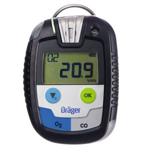 8328265 Draeger Pac 8500 Oxygen/ Carbon Monoxide (O2/CO LC) Portable Single Gas Detector