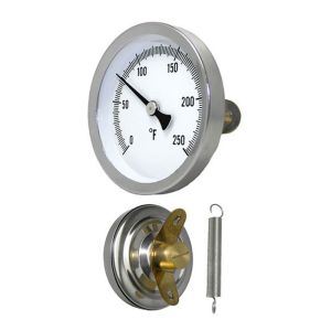 B2SS-A PIC Gauges Bimetal Thermometer, 2