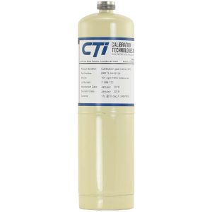 RB17L-NH3/2500 CTI Certified Calibration Gas, 17L 2500 PPM NH3, Balanced in Air