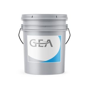 5-gallon can of GEA Refrigeration Oil.