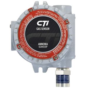 GG-NH3-100-EXP CTI Gas Sensor Ammonia 0-100 PPM 4-20 mA Output, Explosion-proof Enclosure