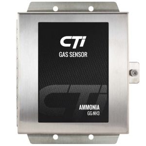 GG-NH3-100-ST CTI Gas Sensor Ammonia 0-100 PPM 4-20 mA Output, 18 Ga Stainless Steel Enclosure