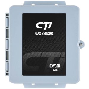 GG-O2-C0 CTI Gas Sensor Oxygen 0-25% Rugged Polycarbonate Enclosure 4/20 mA Output