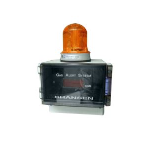 GAS-10K Hansen, Gas Sensor Readout And Alarm, 10000 Ppm, 24Vac/Dc - Frontview of Gas Alarm