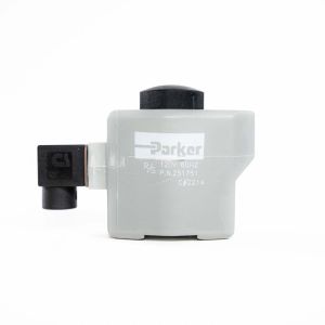 Parker RS Front view of encapsulated coil PKQD 120V/60Hz. SKU 251751.