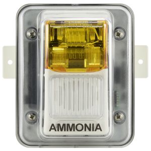 CTI SHA-24-AMBER Amber Horn/Strobe with Weatherproof Mounting Backbox Labeled 