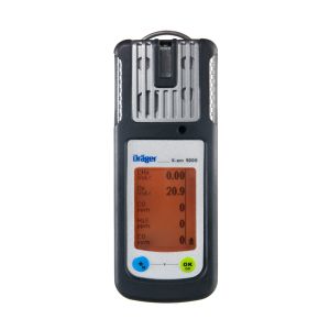 8320000 Draeger X-am 5000 Portable Gas Detector for Ammonia (NH3), CH4, CO, H2S, O2. Includes NiMH Battery and Charger Kit.